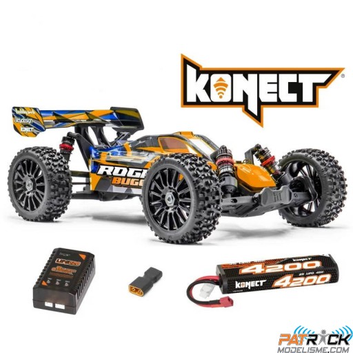 Hobbytech ROGUE Buggy 1/8ème Brushless Orange-PACK RTR