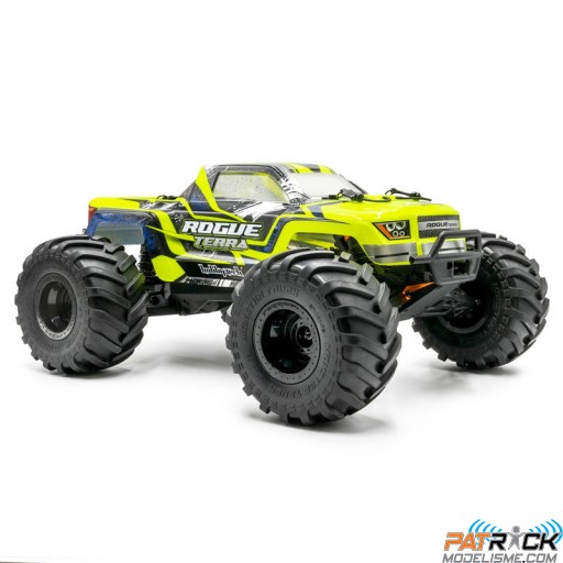 Hobbytech ROGUE TERRA brushed MONSTER XL Jaune 1/10e sans accu, chargeur