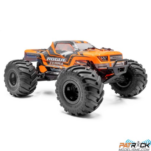 Hobbytech ROGUE TERRA brushed MONSTER XL Orange 1/10e sans accu, chargeur