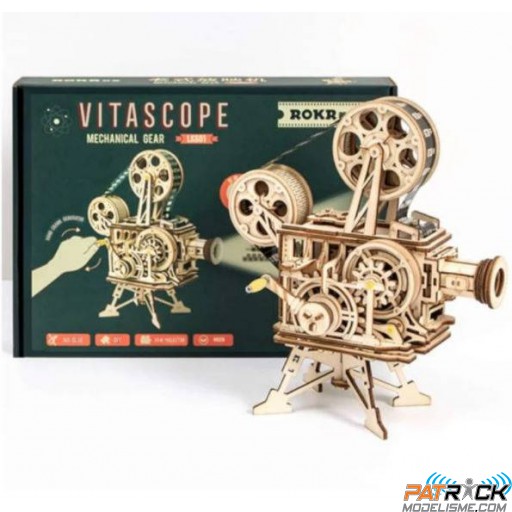 Rokr Robotime - Vitascope Projecteur + Mini film d'animation