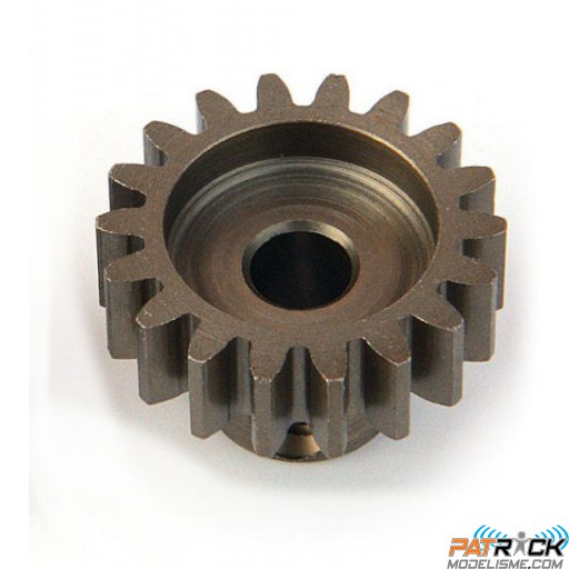 Pignon moteur Acier - Module 1 - 17 Dents - axe 5mm