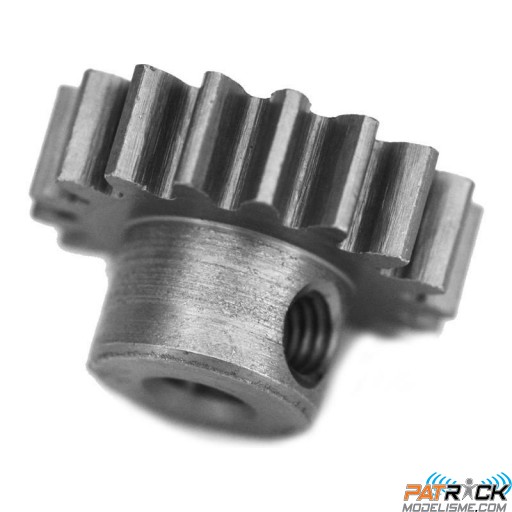 Pignon moteur Acier 16 dents - Module 32dp/M0.8 - axe 3.2mm