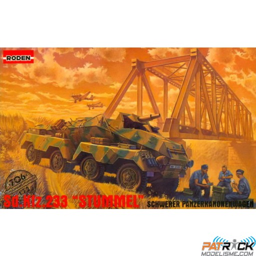 1/72e Roden SdKfz 233 STUMMEL