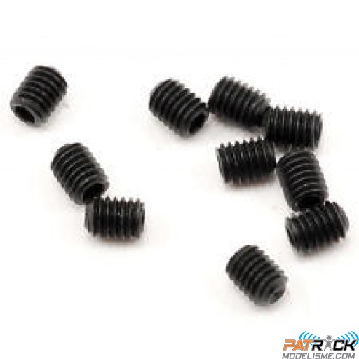 Jeu de vis sans tête M3x4mm (10pcs) - AXIAL