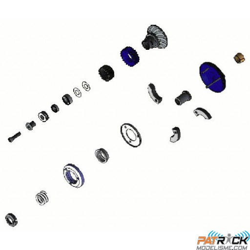 Embrayage Sirio Power clutch .12 kit pour kyosho V-One RRR EVO