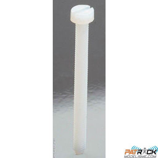 Vis nylon tête plate M6x50mm