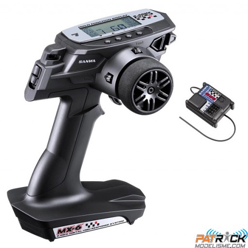 Sanwa MX-6 + récepteur RX391W Waterproof
