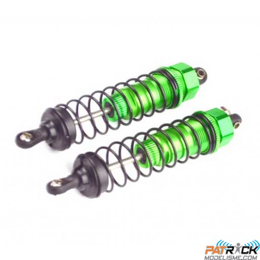 Amortisseur avant alu vert (2 pcs) - Wheel’it/Monst’it