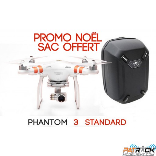 ∆ Dji PHANTOM 3 STANDARD + Backpack rigide OFFERT