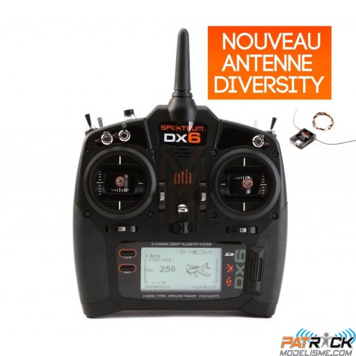 Spektrum DX6 DIVERSITY + RX QUAD SPM4648 