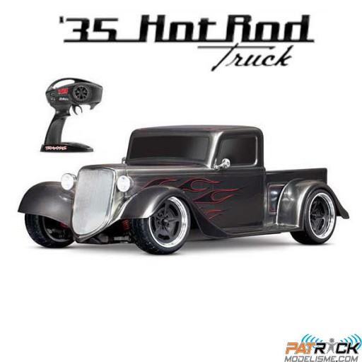 Traxxas Hot Rod Truck Gris 4x4 Brushed RTR 1/10e