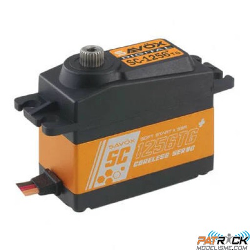 Servo Savöx SC-1256TG+ 20kg/ 0,15s/ 52gr/ titane