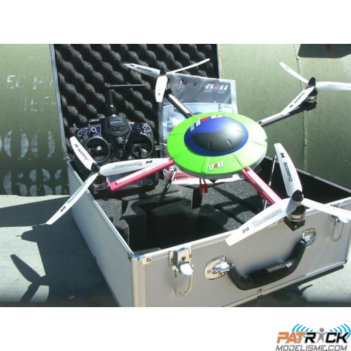 Scorpio QUADRI Q4U RTF (Devo 7 + caméra + accu lipo + valise métal)
