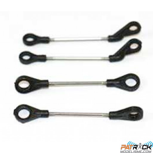 Set de biellettes - Compatible Walkera/ Scorpio/ T2m/ Robbe