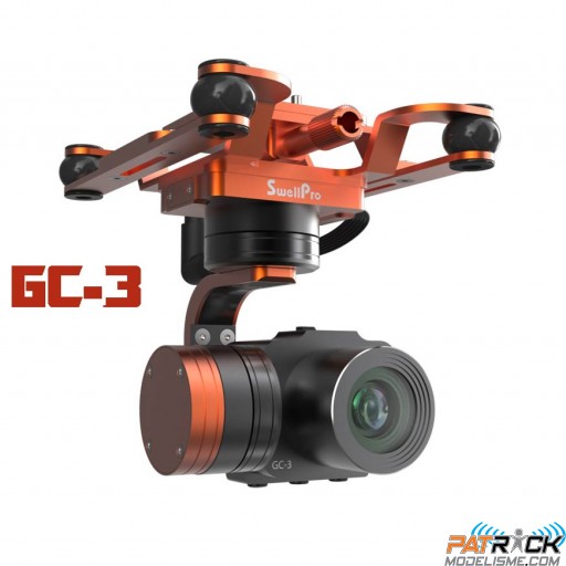Nacelle SwellPro GC-3 avec caméra 4K 100% étanche