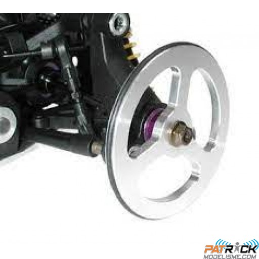 Jeu de 4 roues de réglage 64mm 1/10e