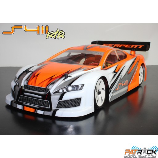Serpent S411 ORANGE 190mm Brushless – 1/10ème