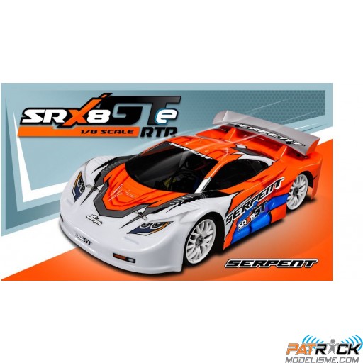 Serpent SRX8 GTE 1/8e Brushless - Prêt à rouler