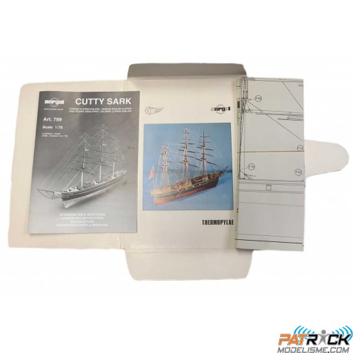 Sergal Cutty Sark plan de montage 1869 1:78e