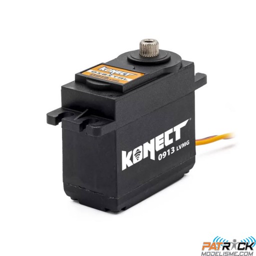 Servo Konect 0913LVMG Digital 9kg/0,13s pignons métal