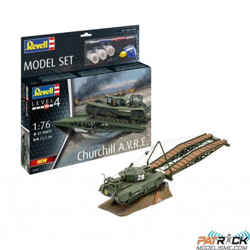 1/76e Revell Churchill A.V.R.E.