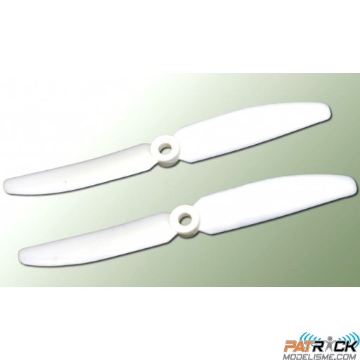 Hélices GEMFAN blanc - 5x3" anti-horaire (2 pcs)