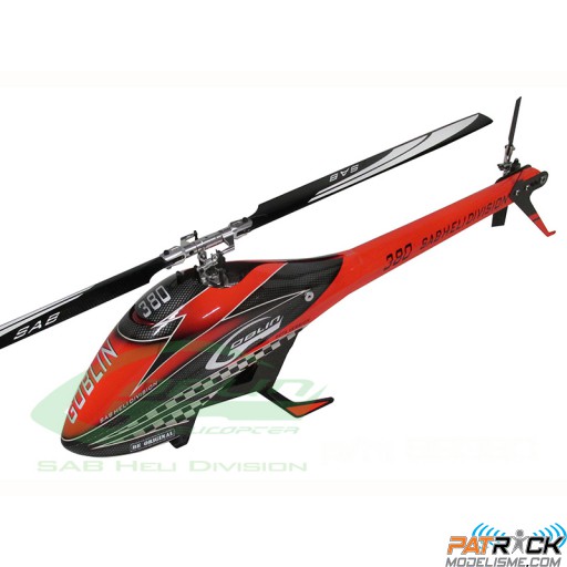 Hélico SAB Goblin 380 Rouge/Noir KIT