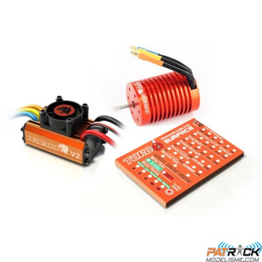 SkyRC Combo LEOPARD V2 1/10 Brushless, controleur et Moteur 13.0T 3000kv