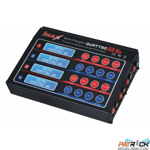 Chargeur SkyRC IMAX Quattro B6 4x50W - 12V