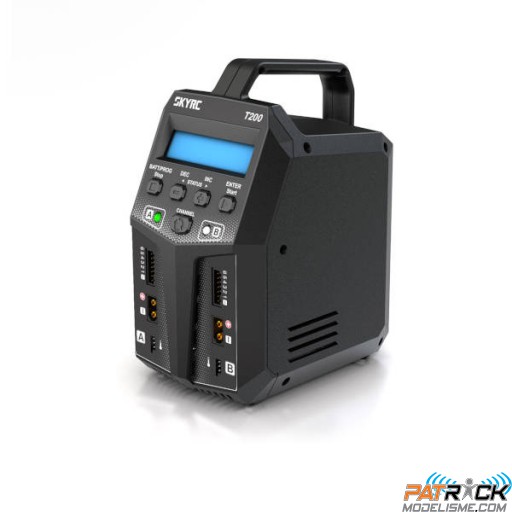 Chargeur SkyRC T200 DUO 12A 1-6S 2x100w  12v/220v