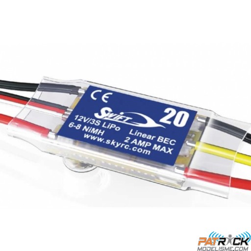 Contrôleur SkyRC SWIFT 20A BEC 5V/2A 3S