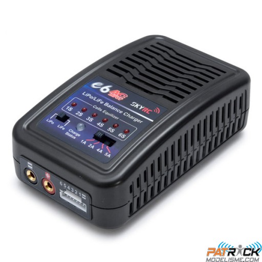 Chargeur SkyRC LiPo e6 - 50w 2 à 6s en 100-240v
