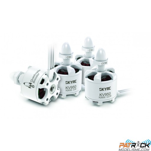 Jeu de 4 moteurs X2830 950KV classe 400-500 et Série Phantom 