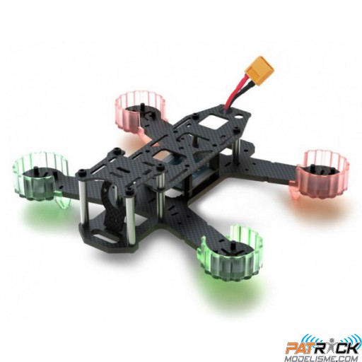 Châssis SkyRC FX180 FPV carbon kit 180mm avec Leds & hub