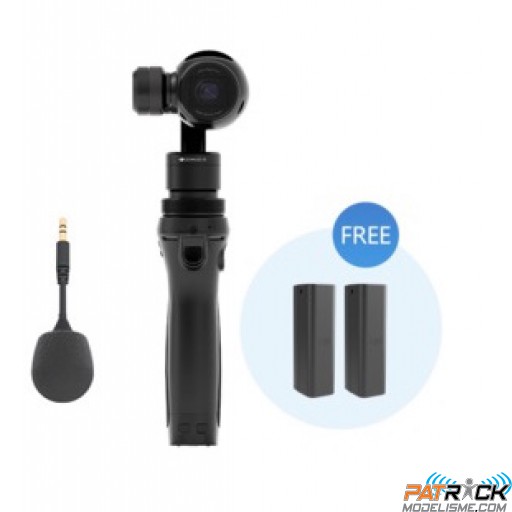 ∆ Dji OSMO Stabilisateur à main + Flexi mic + 2 Batteries OFFERTES