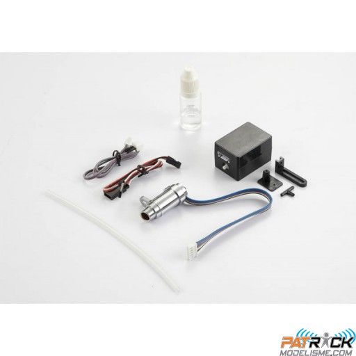 Pipe d'échappement avec système fumée et LED pour voiture 1/10