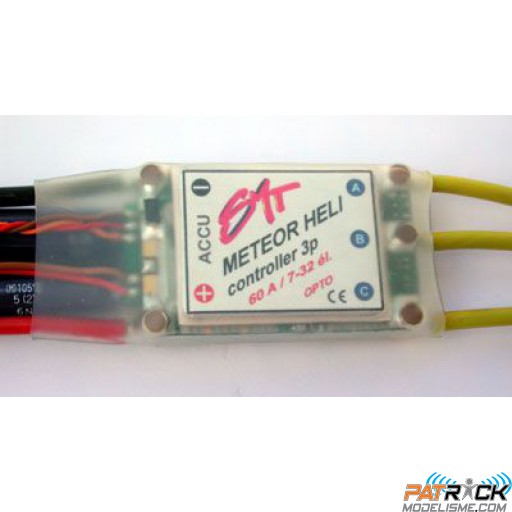 Contrôleur SMT Météor Less 60A Opto 7/32NiMH/3/10él LiPo-héli