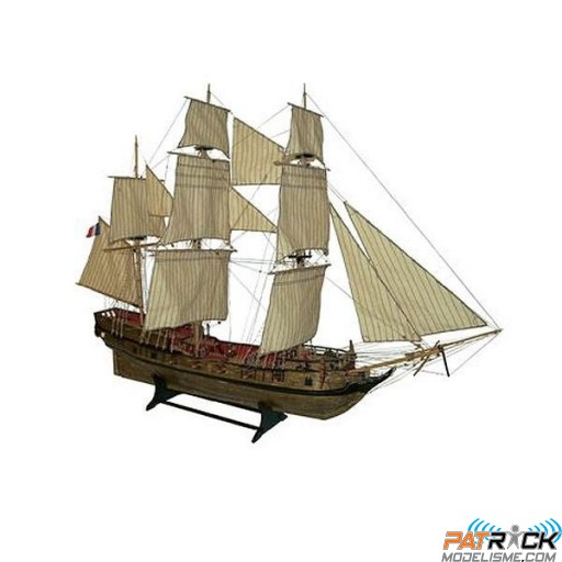 1/50e Soclaine Corsaire Français 1793 - TONNANT "Série Historique"