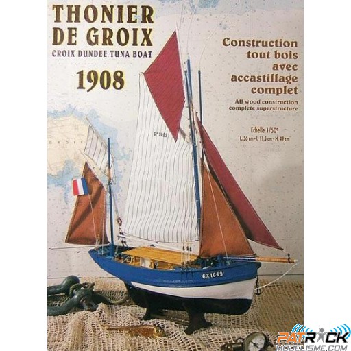 1/50e Soclaine Thonier de Groix 1908 - Saint Gildas "Série Patrimoine"