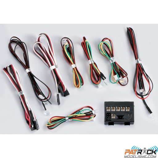 Kit LED avec contrôleur & 12 LED 1/10