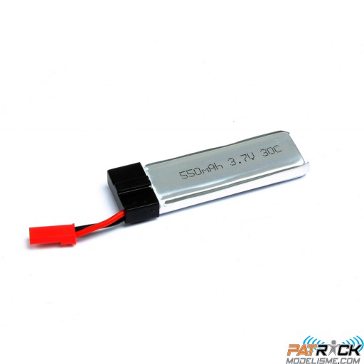 Accu LiPo 550mAh 3,7V Pack 30C - (BEC) option pour 120SR/mQX/ Solo Pro 328/H15/LARK/SPACE q4