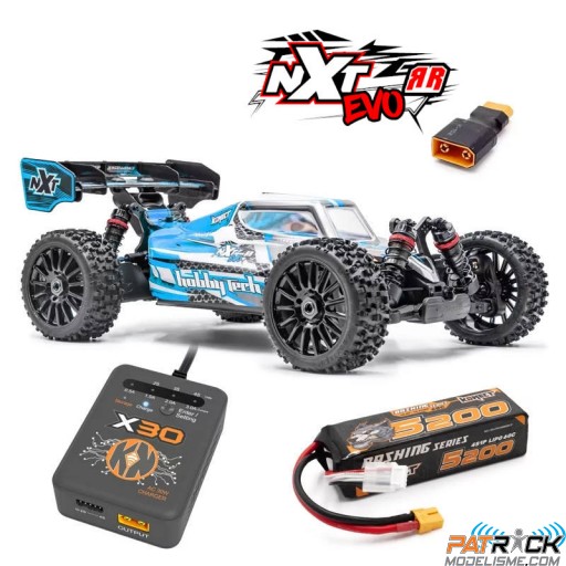 Hobbytech Spirit NXT EVO RR Bleu - 1/8e - Prêt à rouler SUR-COMMANDE