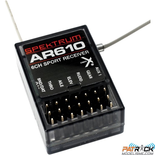 Récepteur Spektrum AR610 FULL RANGE DSMX 6 voies