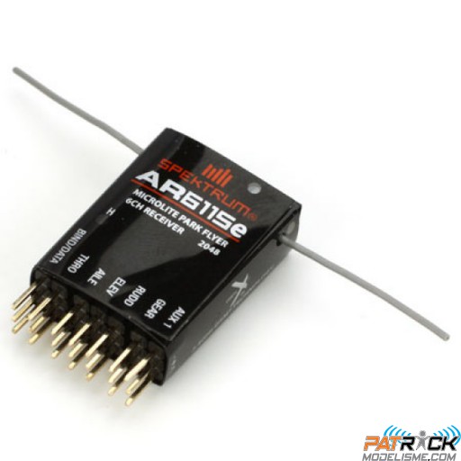 Récepteur Spektrum AR6115 e DSM2/X Microlite 6-Voies – Air – Parkflyer