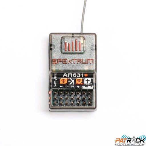 Récepteur Spektrum AR631+ DSMX AS3X+ SAFE SUR-COMMANDE