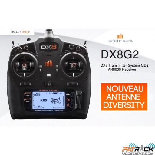 Spektrum DX8 G2 avec AR8000