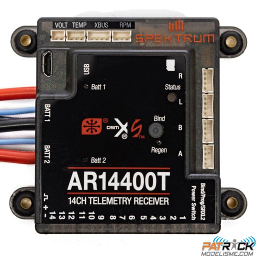 Récepteur Spektrum AR14400T PowerSafe SUR-COMMANDE