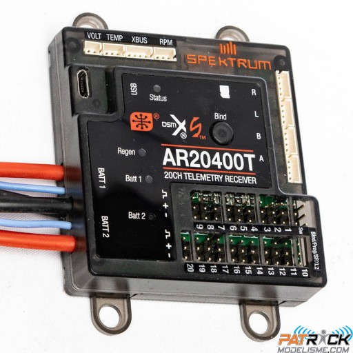 Récepteur Spektrum AR20400T PowerSafe SUR-COMMANDE