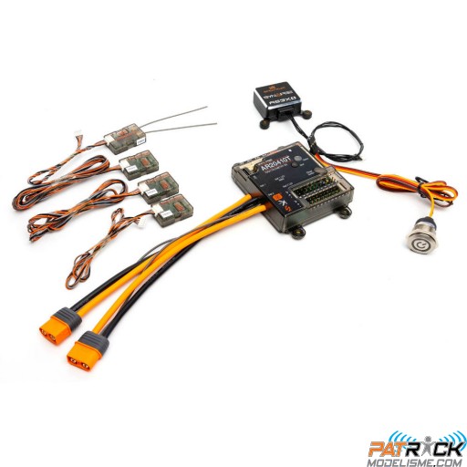 Récepteur Spektrum AR20410T PowerSafe avec module stab Synapse AS3X+ SAFE SUR-COMMANDE