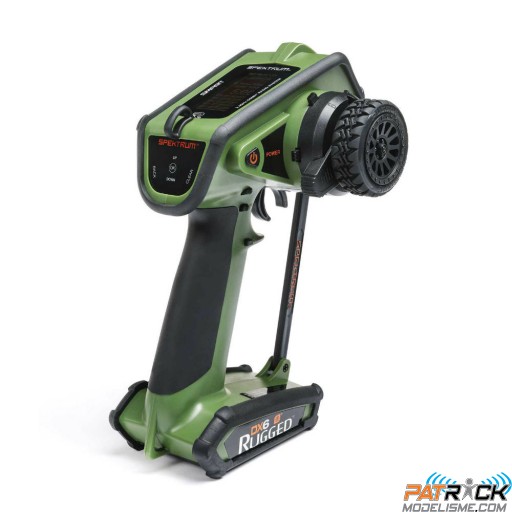 Spektrum DX6 Rugged Surface, Emetteur seul vert SUR-COMMANDE